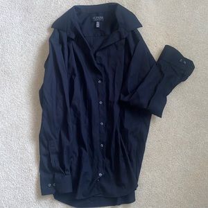 Alfani Athetic Fit Long Sleeved Button Up Dress Shirt XL 17-12 1/2 34-35